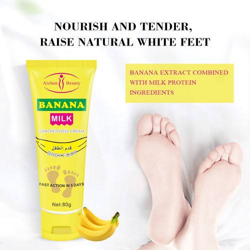 Banana & Milk Extract Foot Cream– The best foot care cream
