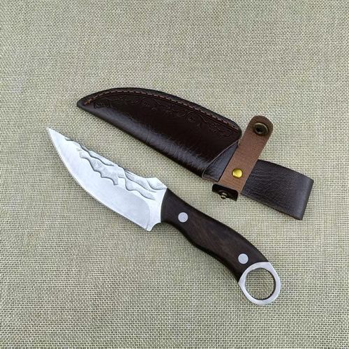 1pcs Kitchen Boning Knife Handmade Meat Cleaver Stainless Steel Butcher Knife Vegetable and Fruit Slicing Knife with Cover
