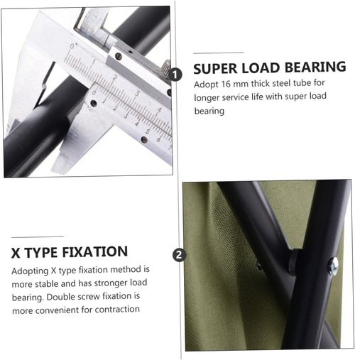 Portable Outdoor Folding Chair 3-in-1 Leisure Chair Outdoor Camouflage Pony Camping Fishing Ice Pack Chair