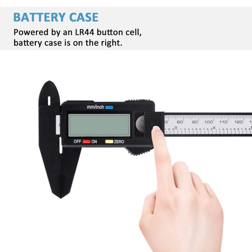 150mm 100mm Electronic Digital Caliper Carbon Fiber Vernier Caliper Micrometer Measuring Tool Digital Ruler