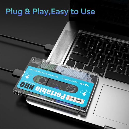 500GB Portable Retro Game Hard Drive, 55,000+ Games, Batocera 33 System, Compatible with 90+ Emulators,Supports PS3,PS2,PSP,DC,SS,WII,WIIU,Windows,Mac,PC