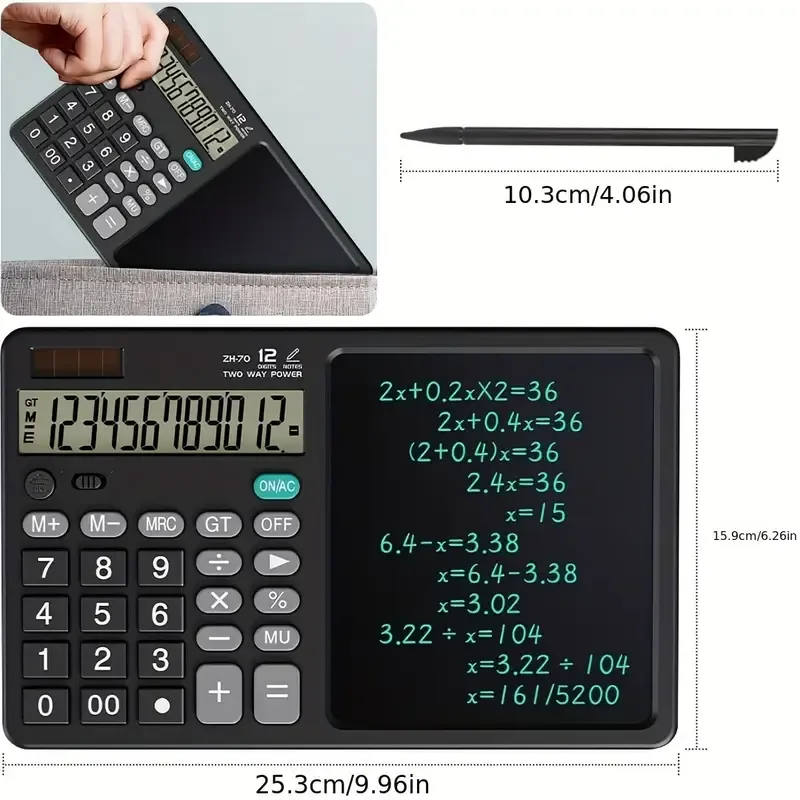 30.48cm Touchscreen Calculator with Notepad Display