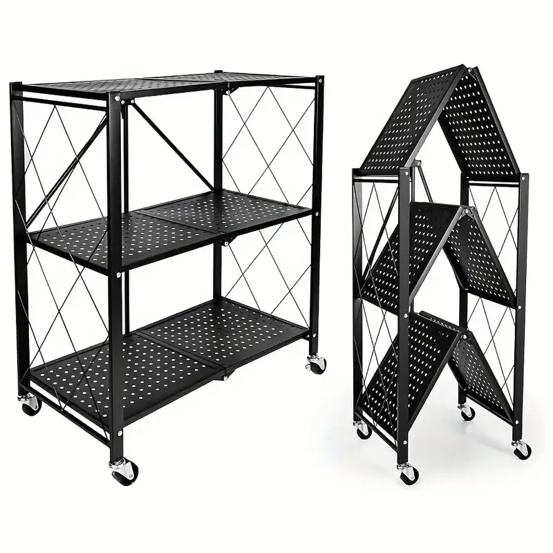 4 Tier Adjustable Metal Storage Rack