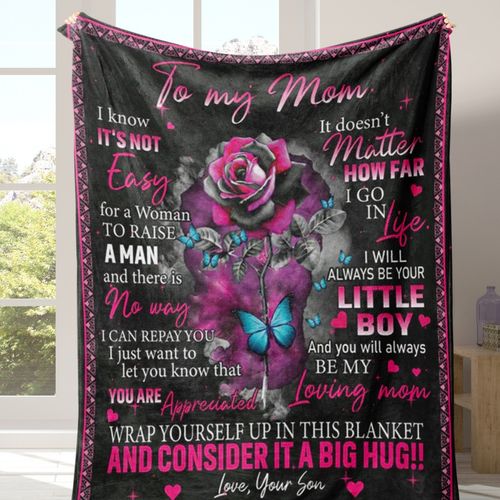 Mom - You Are Appreciated,Blanket From Son
