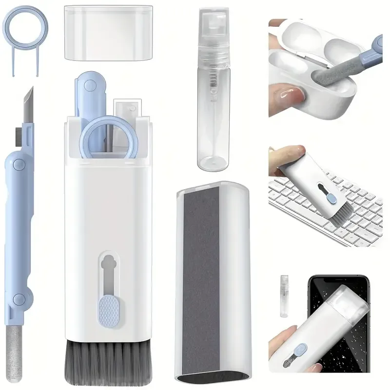 2pcs Seven-in-one Multifunctional Computer Keyboard Brush