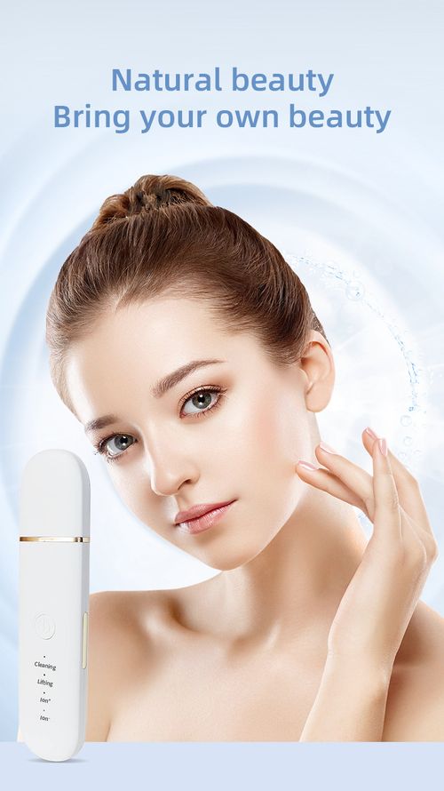 Ultrasonic Skin Scrubber Spatula, Improved Remover, Pore Cleanser, Face Scraper, Extractor, Face Deep Cleaning Machine for Women and Men