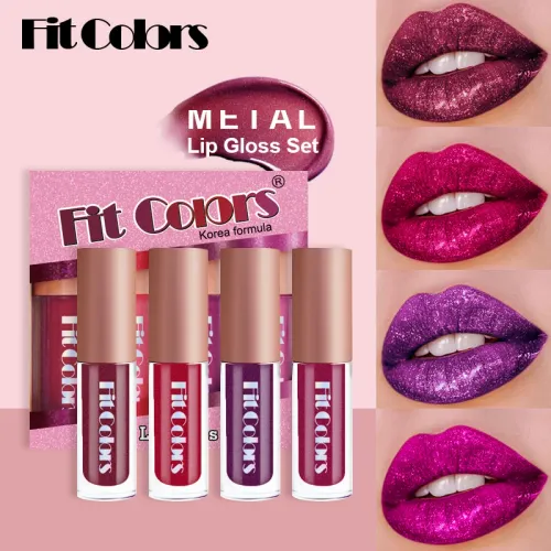 Lipstick Make-up Set, 16 Pieces, Velvety, Moisturising Matte and Shimmer Liquid Lipstick, Long Lasting, Waterproof, Durable Professional Lip Gloss Makeup Kit, Beauty Cosmetics Women Girl