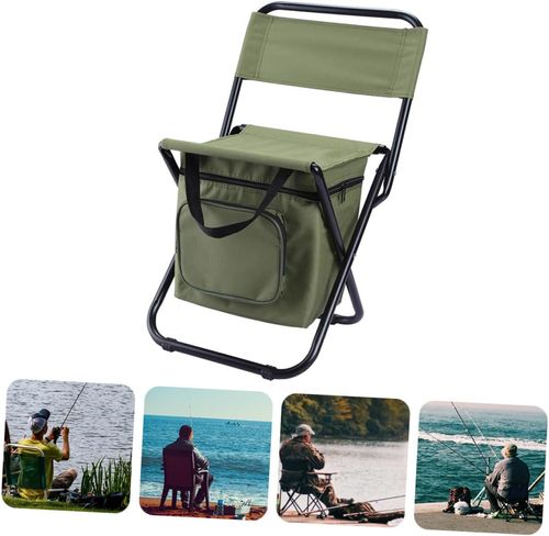 Portable Outdoor Folding Chair 3-in-1 Leisure Chair Outdoor Camouflage Pony Camping Fishing Ice Pack Chair