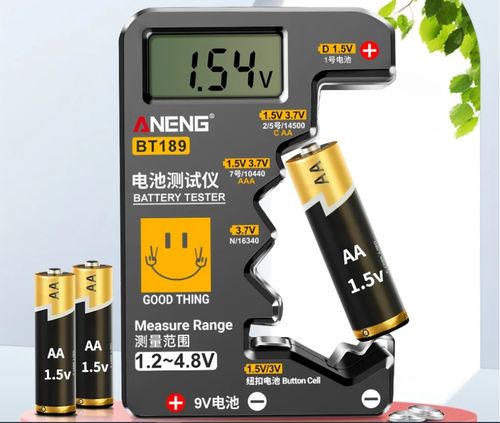 Digital Battery Tester Volt-Checkers For AA 9V Button Multiple Size Battery Tester Voltage-Meter Tools