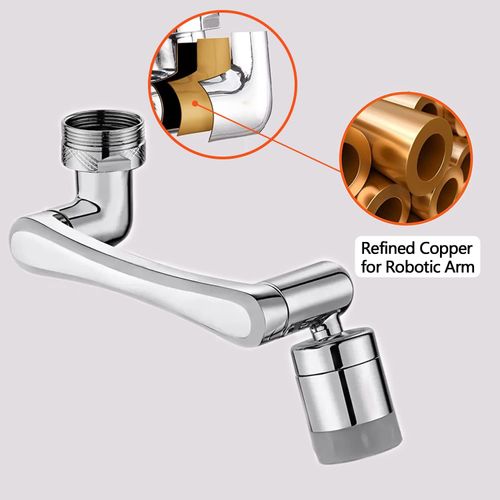 1080 DEGREE ROTATING AERATATOR FAUCET ATTACHMENT