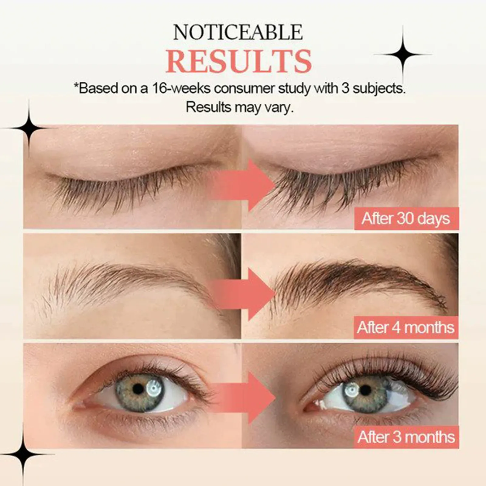 Natural Seamless Curling, Lengthening, Jet Black, Dense, and Gorgeous Eyelash Nourishing Care Serum