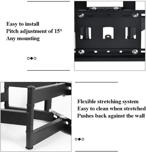 TV Wall Mount, Long Arm TV Mount Bracket for 26-55 Inch TVs, Easy To Install, Smooth Extension Plus Swivel,Tilt,Max VESA 400X400mm