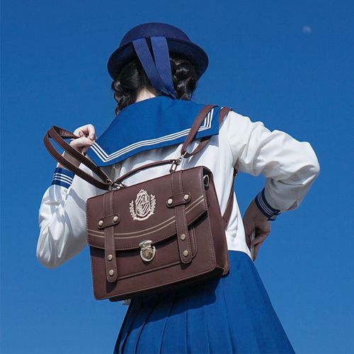 New High-End Yingchuan School Original Cambridge Messenger Bag, JK Uniform Bag, Commuter Crossbody Satchel in Academic Style