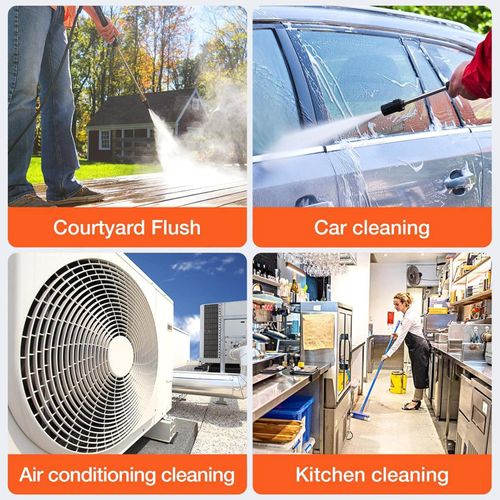 Automobile Water Gun Cordless 30BAR High Pressure Cleaner Electric Washer Spray Gun Car Wash Gun Water Cleaning Tool