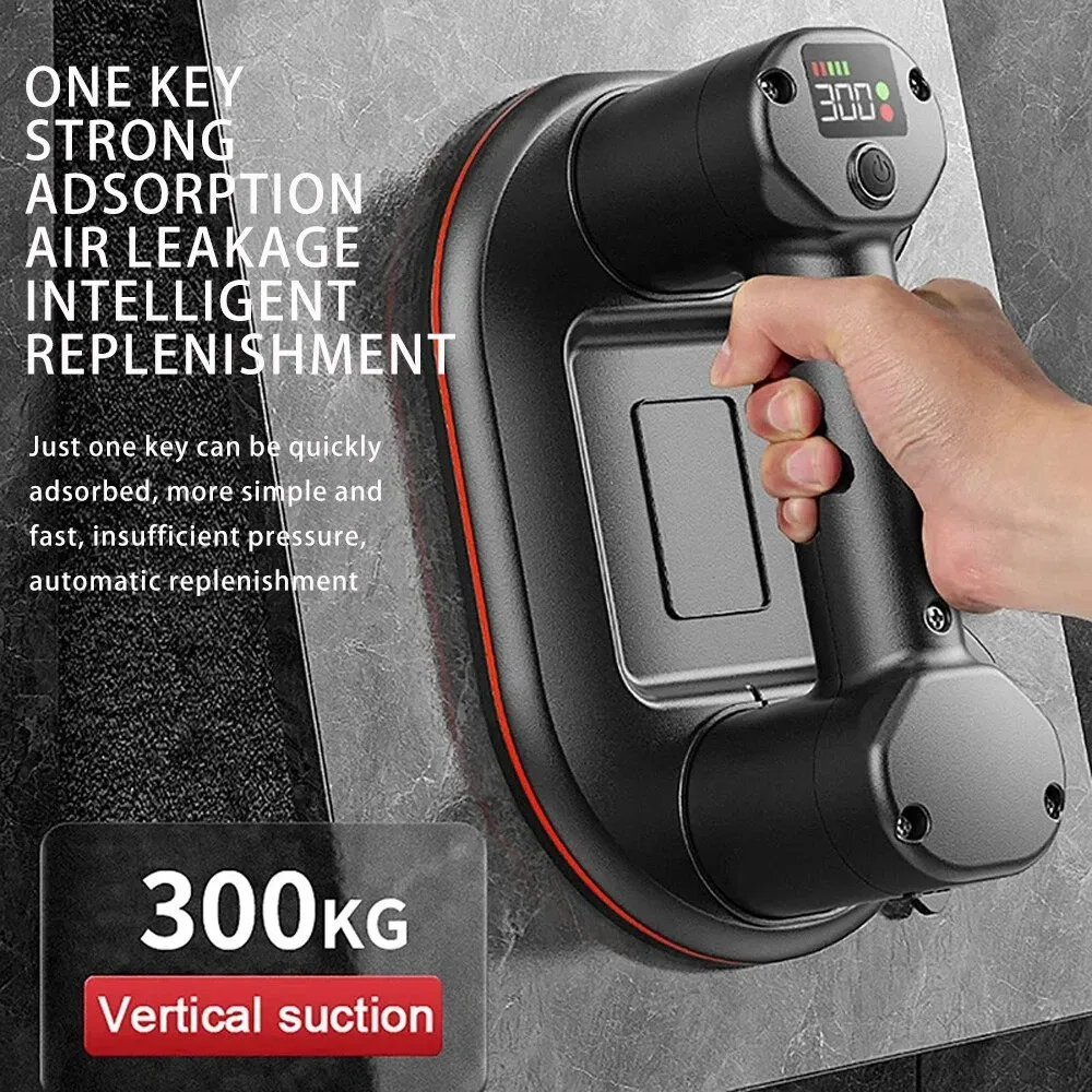Electric Vacuum Suction Cup Lifter with Digital Displayur