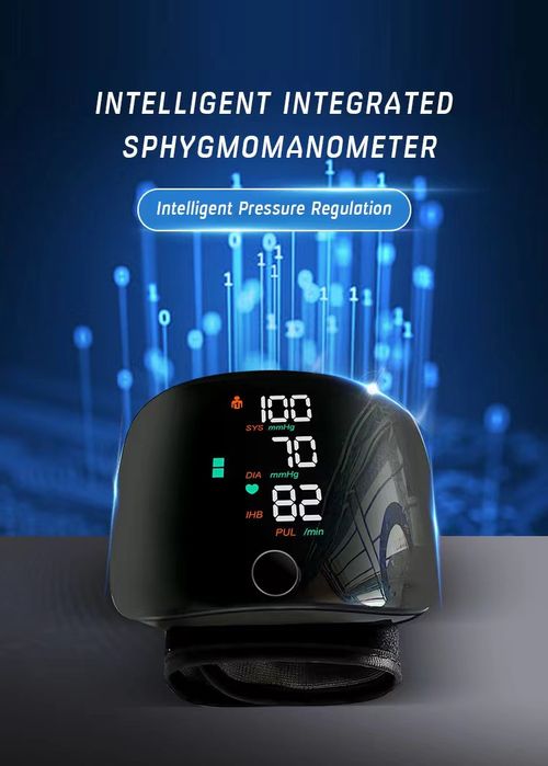 Wrist Blood Pressure Monitor,Blood Pressure Monitor, Automatic Wrist Blood Pressure Monitors for Home Use with Digital Large Display, Voice Broadcast Blood Pressure