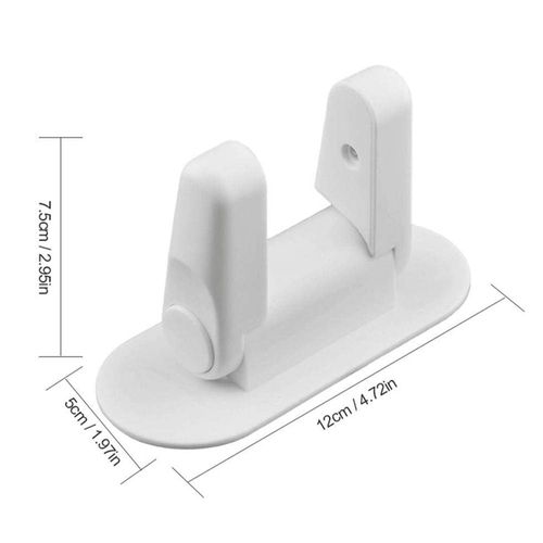 2pcs Child Safety Locks Door Handle Fixed Lock Baby Bnti-opening Door Lock Dynamic Function Safety Lock Punch-free