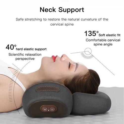 Massage Neck Hump- Fisiorest 3-in-1 Neck Massager Pillow for Shoulder Pain