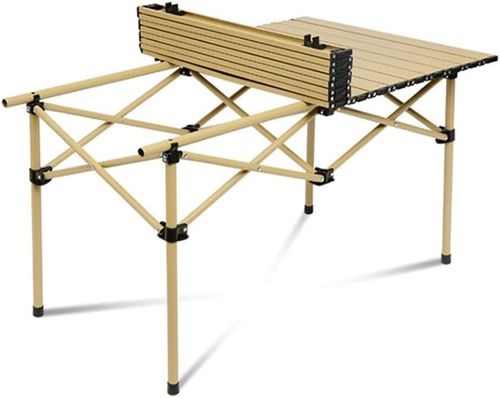 Camping Table and Camping Chair, Portable Folding Table, Camping Chair Foldable, Camping Chair Ultra Light with Bag, for Camping, Picnic, Cooking, Garden, Hiking, Travel