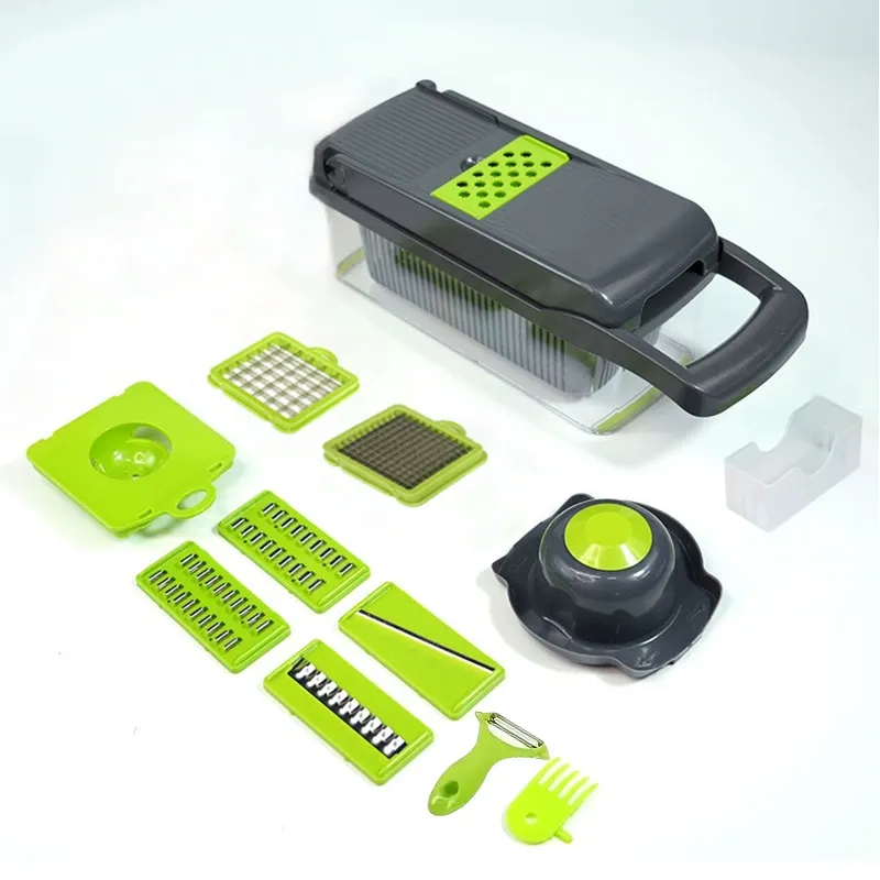 15 in 1 Multifunctional Kitchen Artifact Vegetable Cutter Dicer Shredder Grater Slicer Household Kitchen Supplies