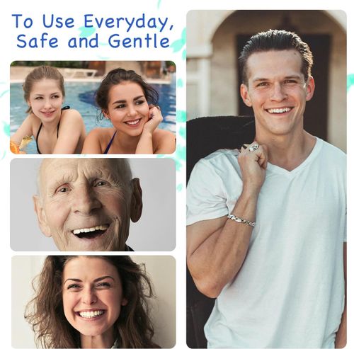 Teeth Whitening Strips, 28 Sensitive Teeth Whitening Individual Strips for Fast Yellowing Removal
