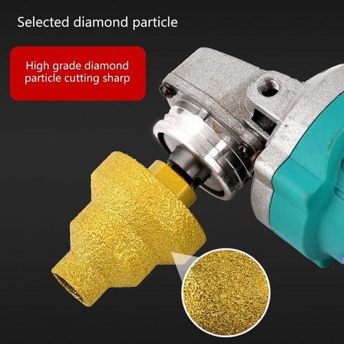 Diamond Beveling Chamfer Bit M10 Thread Angle Grinder Accessories Tile Bit