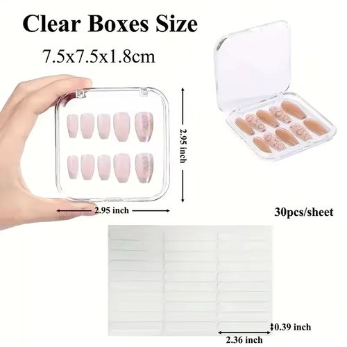 10 Pieces Handmade Press-On Nail Art, Wearable Adhesive Nails, Nail Art, Nail Art