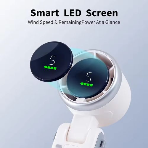 Portable mini fan 3600mAh rechargeable battery