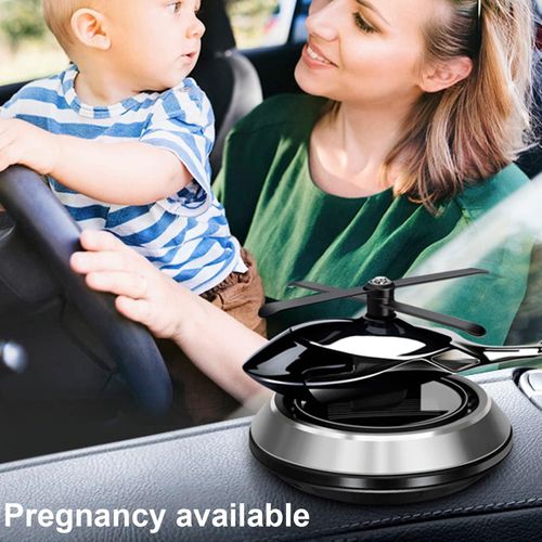 Solar Aircraft Car Ornaments Center Console 2025 New Car High-end Men's Car Interior Accessories Decorations