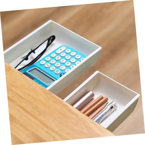 Storage Container Wall-mounted Drawer Organizer Large Size Storage Box White for Office and Home Organization