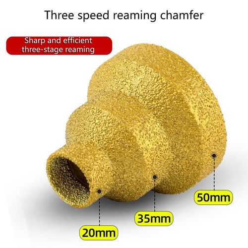 Diamond Beveling Chamfer Bit M10 Thread Angle Grinder Accessories Tile Bit