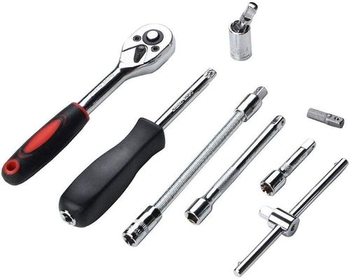 46 in1 wrench screwdrivers forehead, 46PCs combination precision socket wrench set for car, bic, cycle repairing & automobile vehicle service.
