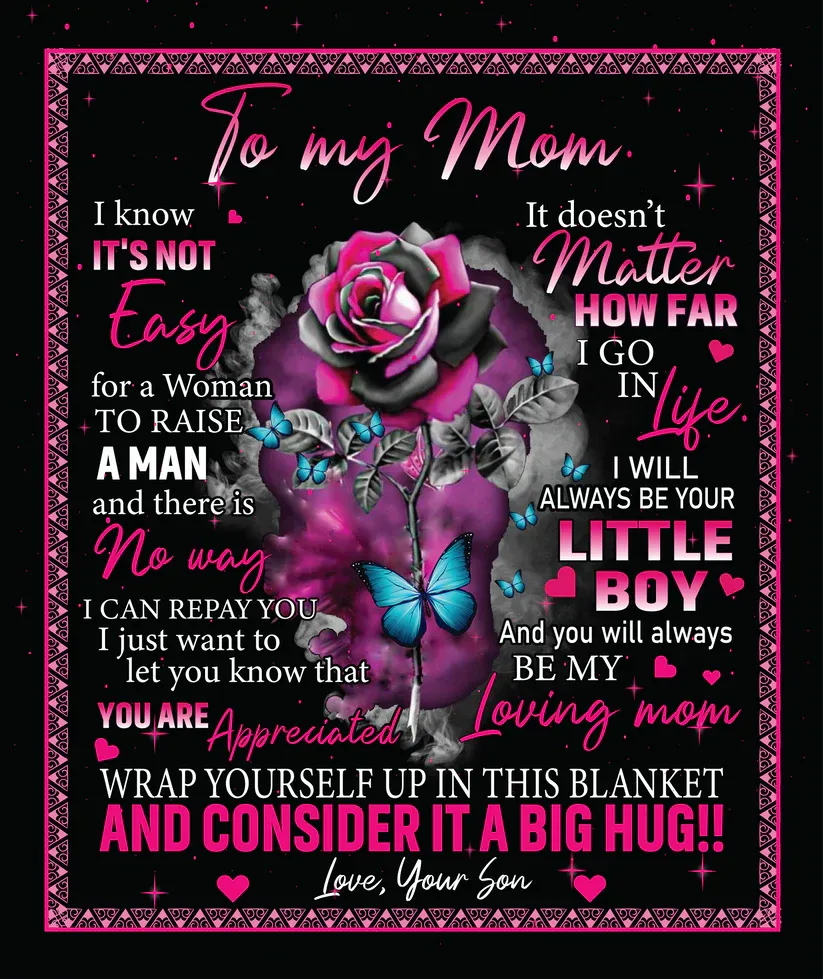 Mom - You Are Appreciated,Blanket From Son
