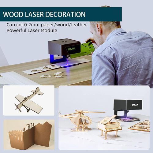 DAJA DJ6 Laser Engraver CNC Diy Laser Engraving Machine Fast Mini Logo Mark Printer Cutter Woodworking Wood Plastic for iPhone