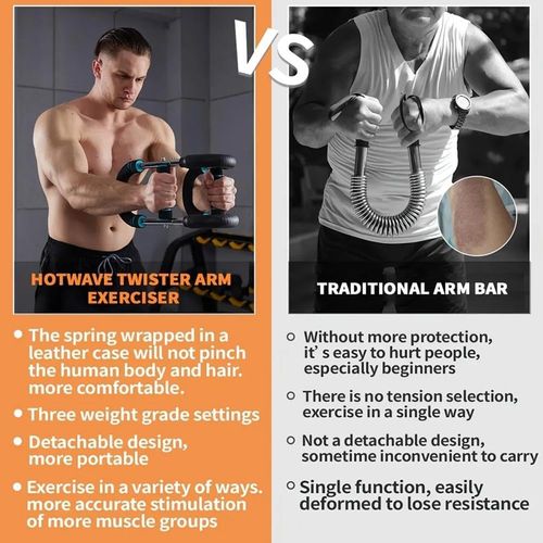 Twister Arm Trainer Workout Equipment Adjustable Chest Expander Exerciser