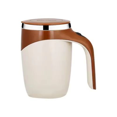 1PC Rechargeable Electric Automatic Stirring Magnetic Mug 380ml Stainless Steel Mixer Coffee Milk Mixing Cup Perfect For Home