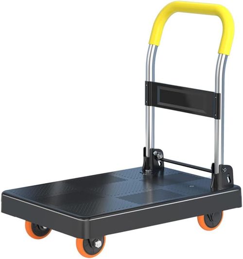 Multifunctional folding trolley, Platform Hand Truck Foldable Push Cart Dolly Heavy Duty Space Saving Collapsible for Loading and Storage