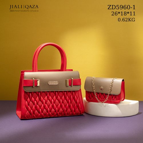 Luxury High-Quality 2-in-1 Women's Leather Handbag Set – Fashion & Elegance