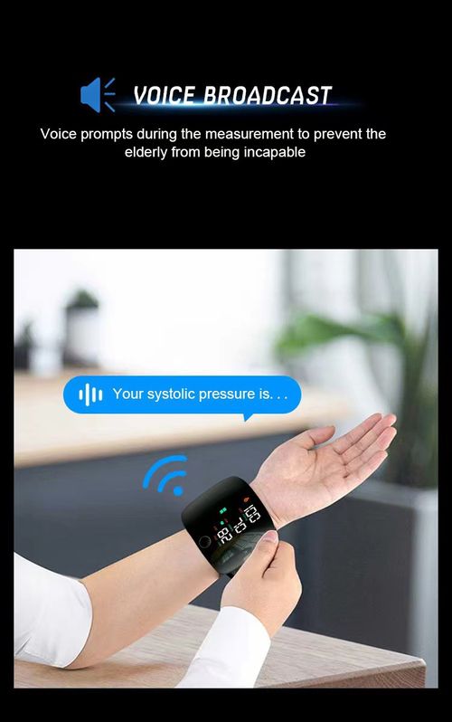 Wrist Blood Pressure Monitor,Blood Pressure Monitor, Automatic Wrist Blood Pressure Monitors for Home Use with Digital Large Display, Voice Broadcast Blood Pressure