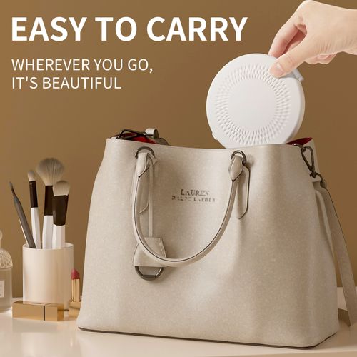 LED makeup mirror portable folding flip mirror portable makeup mirror charging travel mini mirror