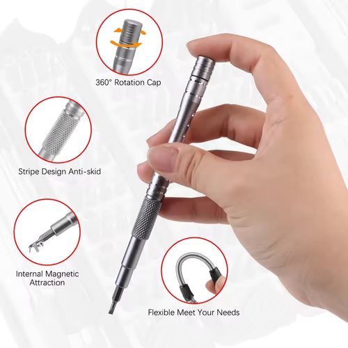 128 in 1 Precision Screwdriver Kit Portable Professional Magnetic Phillips Torx Screw Driver Bits Electronic Repair Tool Set