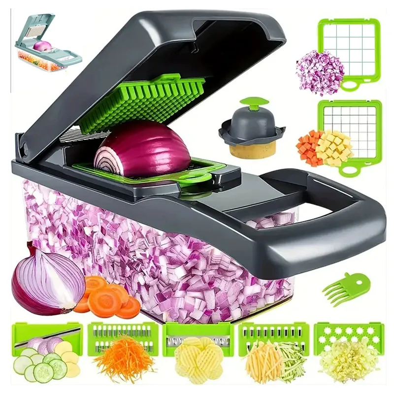 15 in 1 Multifunctional Kitchen Artifact Vegetable Cutter Dicer Shredder Grater Slicer Household Kitchen Supplies