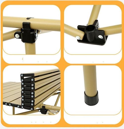 Camping Table and Camping Chair, Portable Folding Table, Camping Chair Foldable, Camping Chair Ultra Light with Bag, for Camping, Picnic, Cooking, Garden, Hiking, Travel