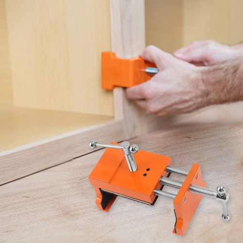 2 PCS aluminum panel frame clips for easy cabinet installation, suitable for DIY projects and professional cabinet work