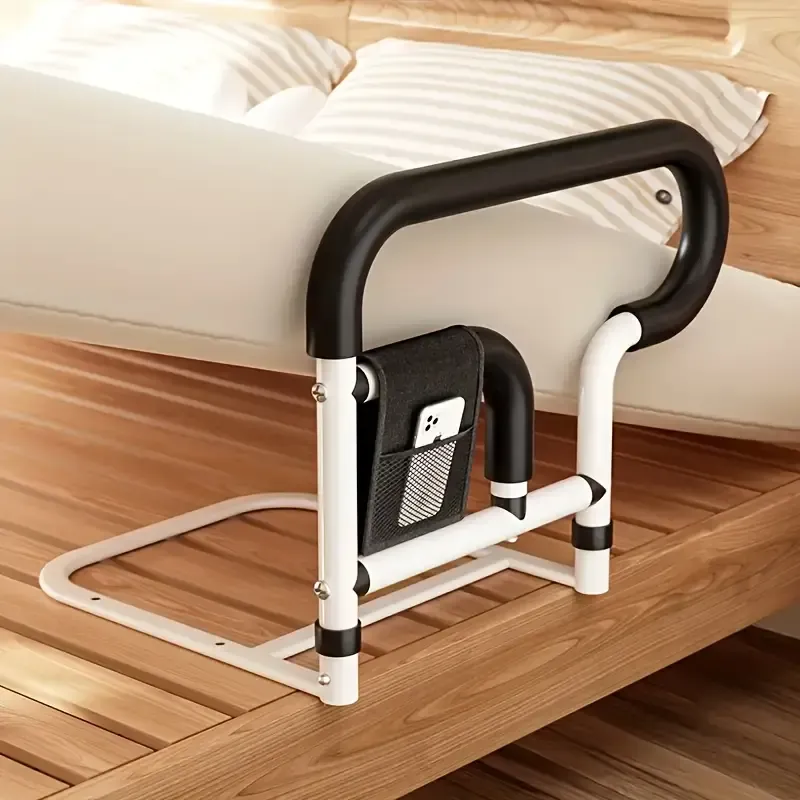 Heavy-Duty Carbon Steel Bedside Booster Handrail