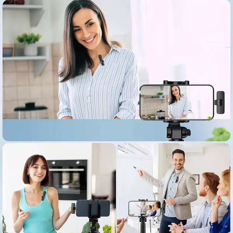 2.4G wireless lavalier microphone K9 Wireless Lavalier Microphone Mobile phone small microphone
