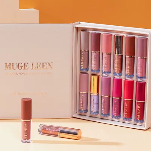 Kit de Gloss Labial com 12 Peças