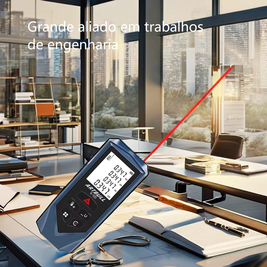 Distanciómetro Laser Industrial de 100 Metros