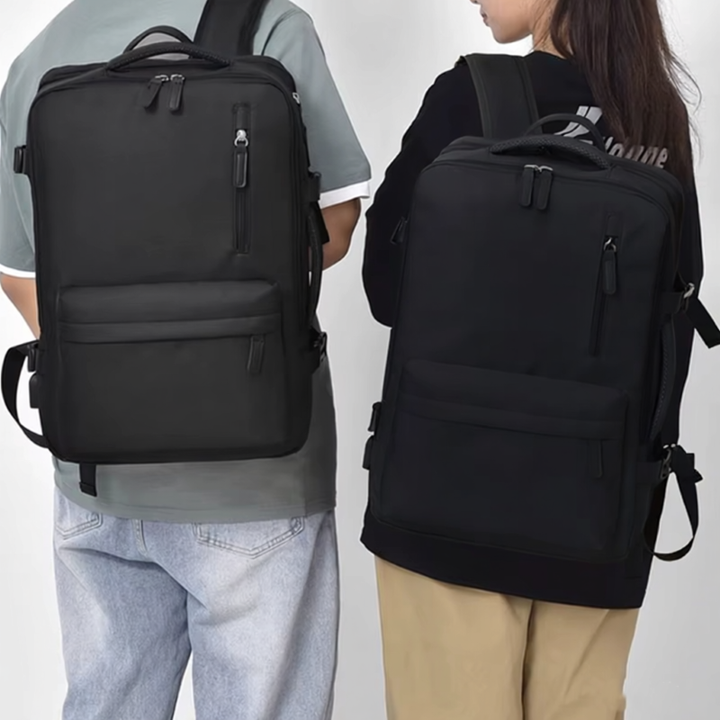 Mochila de ombros fashion unissex com grande capacidade