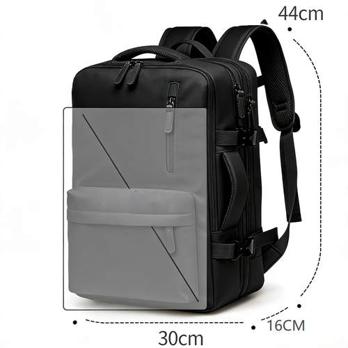 Mochila de ombros fashion unissex com grande capacidade